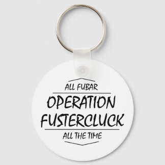 Fustercluck sleutelhanger (rond)