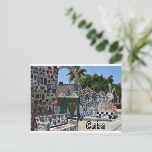 Fusterlandia Havana Cuba Art Briefkaart (Staand voorkant)