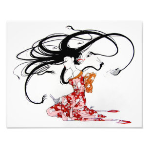 Futakuchi-onna Foto Afdruk