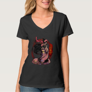 Futakuchi Onna Monster Yokai Oude Japanse Mythe T-shirt