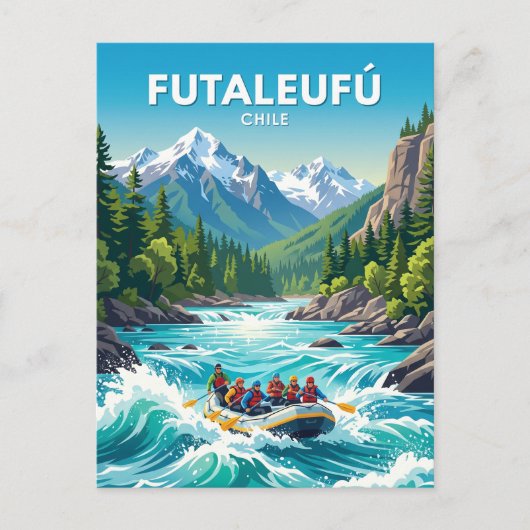 Futaleufú rivier Chili Briefkaart (Voorkant)