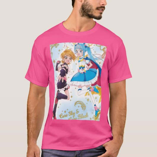 Futari WA Precure Hirogaru Sky Precure Alles T-shirt (Voorkant)