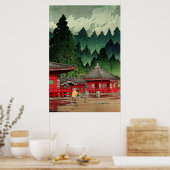 Futatsu Hall Nikko Kawase Hasui Poster (Keuken)