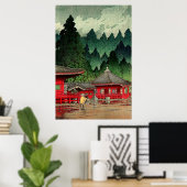 Futatsu Hall Nikko Kawase Hasui Poster (Thuiskantoor)