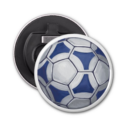 Futbal Button Flesopener (Voorkant)