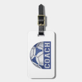 Futbal Coach Bagagelabel (Voorkant verticaal)