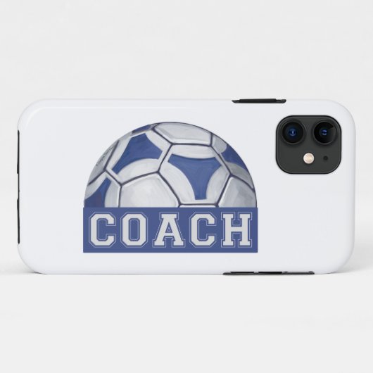 Futbal Coach Case-Mate iPhone Case (Achterkant (horizontaal))