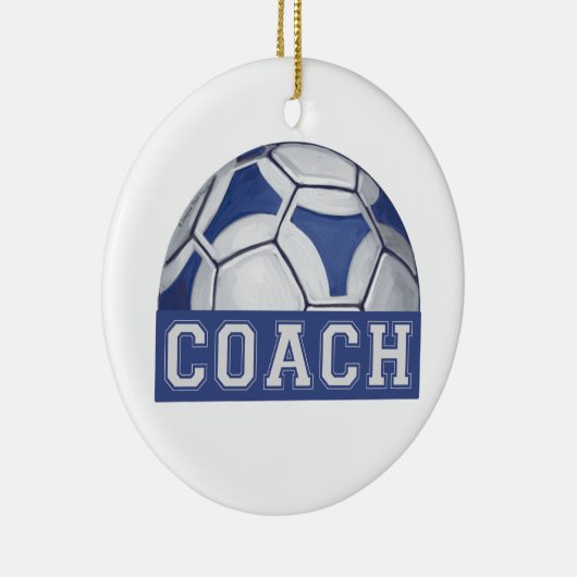 Futbal Coach Keramisch Ornament (Rechts)