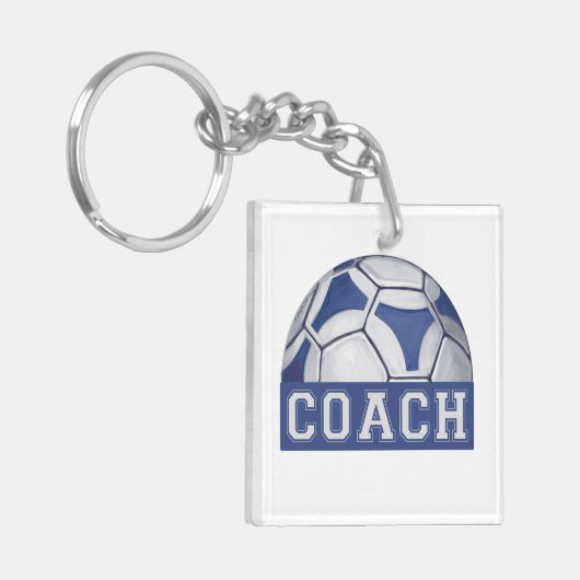 Futbal Coach Sleutelhanger (Voorkant Links)