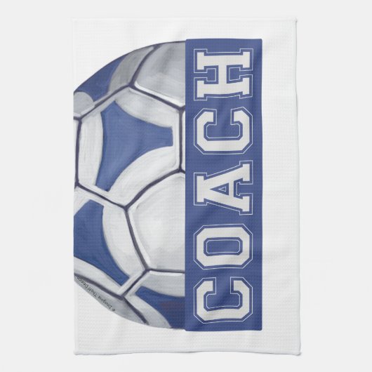 Futbal Coach Theedoek (Verticaal)