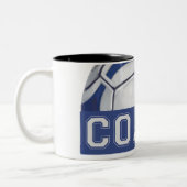 Futbal Coach Tweekleurige Koffiemok (Links)