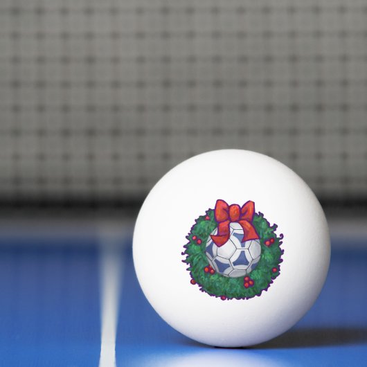 Futbal kerst pingpongbal (Net)