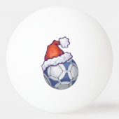 Futbal kerst pingpongbal (Voorkant)