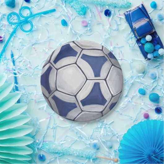 Futbal Papieren Bordje (Feest)