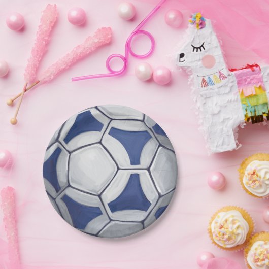 Futbal Papieren Bordje (Feest)