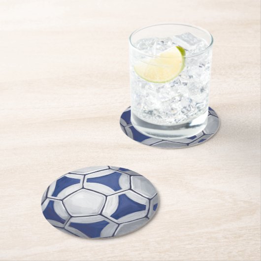 Futbal Ronde Kartonnen Onderzetter (Insitu)