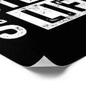 Futbol is het Football Lover Soccer Fun Poster (Hoek)