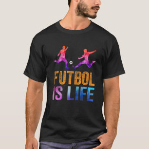 Futbol is het Football Lover Soccer Funny Color T T-shirt