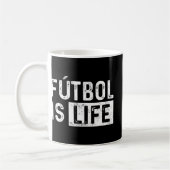 Futbol Is Life Football Lover Soccer Fun Koffiemok (Links)