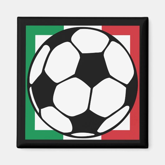 futbol. italia vierkant. magneet (Voorkant)