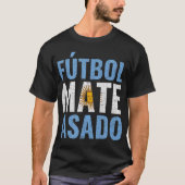 Futbol Mate Asado Argentina T-shirt (Voorkant)