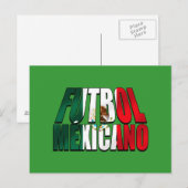 Futbol Mexicano - Soccer lovers Mexico flag logo Briefkaart (Voorkant / Achterkant)