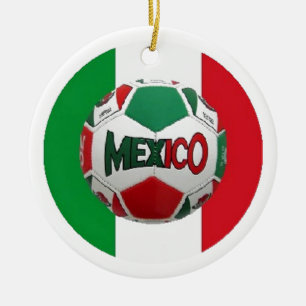 FUTBOL MEXICO KERAMISCH ORNAMENT