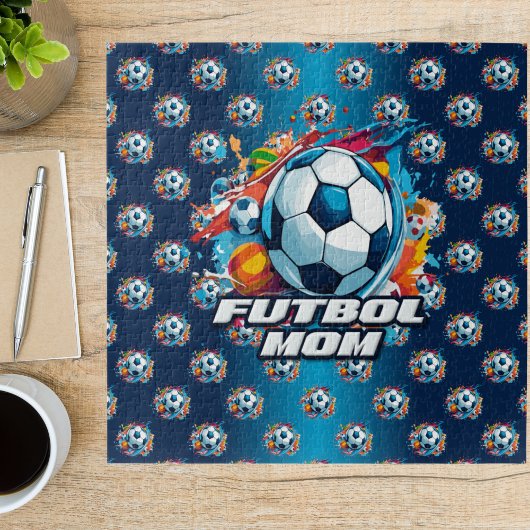 Futbol Moeder Voetbal Patroon Legpuzzel
