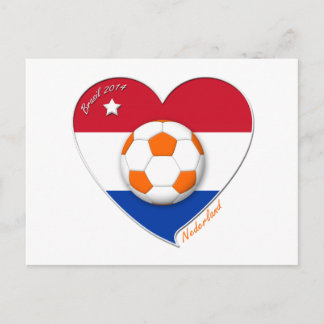 Fútbol Netherlands. NEDERLAND Sockit National Team Briefkaart