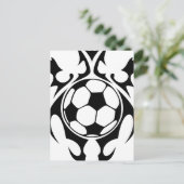 futbol. stam. briefkaart (Staand voorkant)