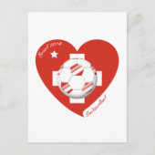 Fútbol Suiza SWITZERLAND Soccer National Team 2014 Briefkaart (Voorkant)