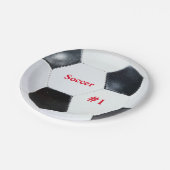 Futbol Voetbal Sport themafeest Papieren Bordje (Gekanteld)