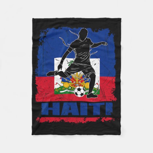 Futbulsoccer Uni Haïti Spirit  Fleece Deken (Voorkant)