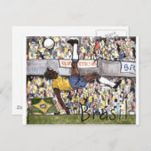 Futebol do Brasil Briefkaart (Voorkant / Achterkant)