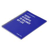 Futile Pogingen om een Grappige Quote in evenwicht Notitieboek (Linkerzijde)