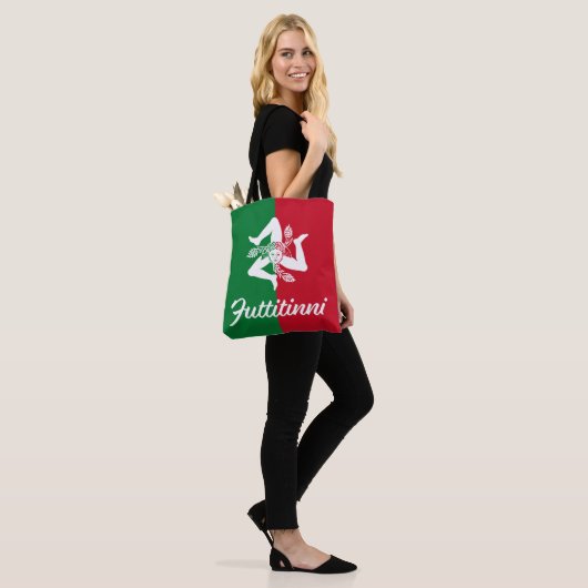 Futtitinni Sicilië Trinacria Tote Bag (Op model)