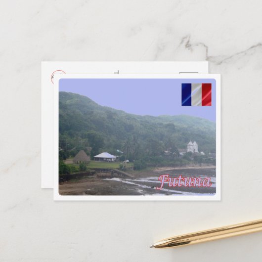 Futuna - Wallis en Futuna - Briefkaart (Voorkant / Achterkant in situ)