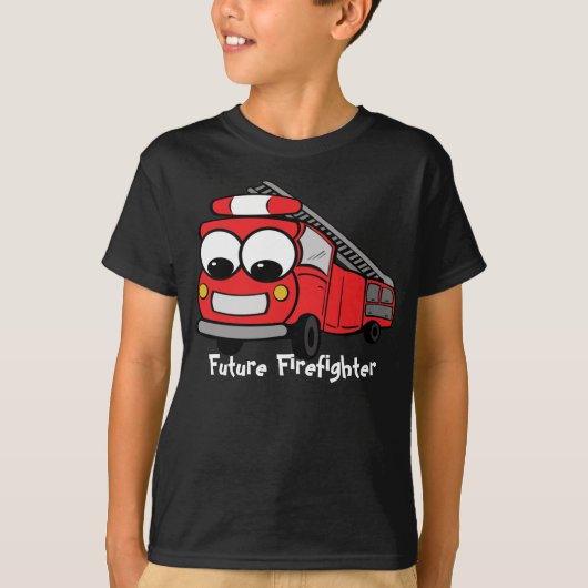 Futur Firefighter - zwart T-shirt (Voorkant)
