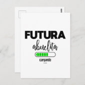 Futura abuelita cargando briefkaart (Voorkant / Achterkant)