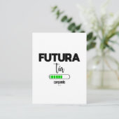 Futura tía cargando briefkaart (Staand voorkant)