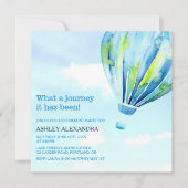 Future Adventures Hete-Lucht Ballon Pensioen Parti Kaart (Voorkant)