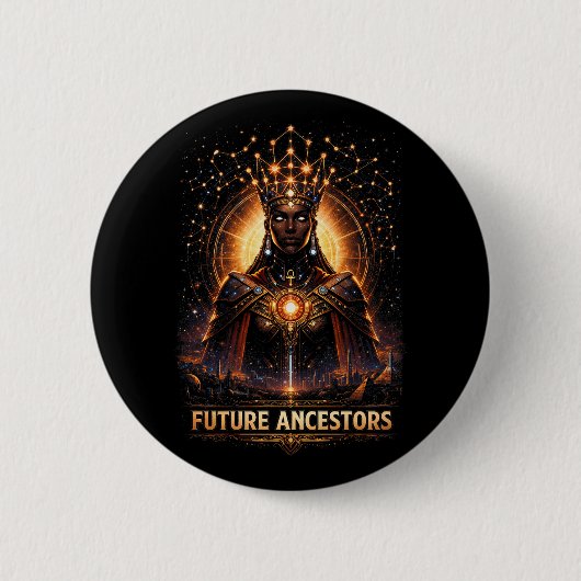 Future Ancestors Ronde Button 5,7 Cm (Voorkant)