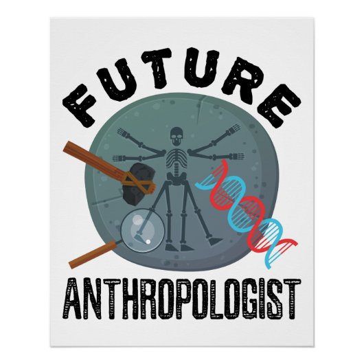 Future Anthropologist Perfect Poster (Voorkant)
