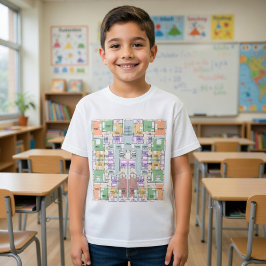 Future Architect Blueprint T-shirt voor kinderen