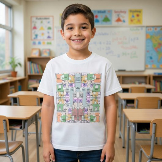 Future Architect Blueprint T-shirt voor kinderen
