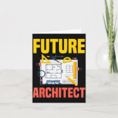 Future Architect Funny Architecture Architect Kaart (Voorkant)