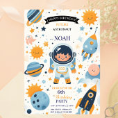 Future Astronaut Space Birthday  Kaart