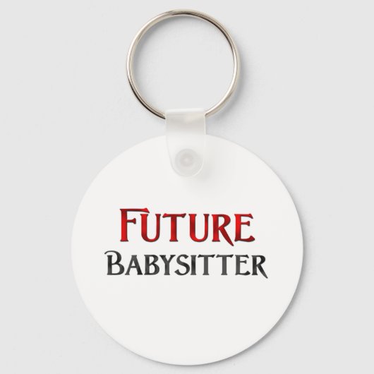 Future Babysitter Sleutelhanger (Voorkant)
