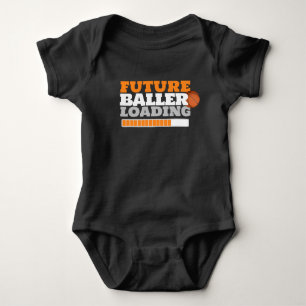 Future Baller Loading Basketball Zwarte T-Shirt