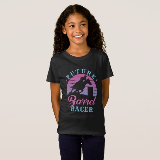 Future Barrel Racer T-shirt (Voorkant volledig)